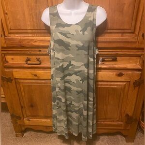 Old Navy Camo swing dress sz xlarge